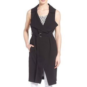 Matty m. Longline Belted Duster Vest